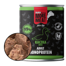 BUBAlicious More Meat mono karma dla psa Pure Line 800g KACZKA 3807