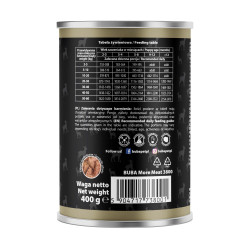 BUBAlicious More Meat mono karma dla szczeniąt Pure Line 400g PUPPY SARNA 3800