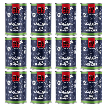 BUBAlicious More Meat duo karma dla psa Pure Line 400g KACZKA KOZA 3997