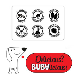 BUBAlicious More Meat mono karma dla psa Pure Line 400g KANGUR 3998