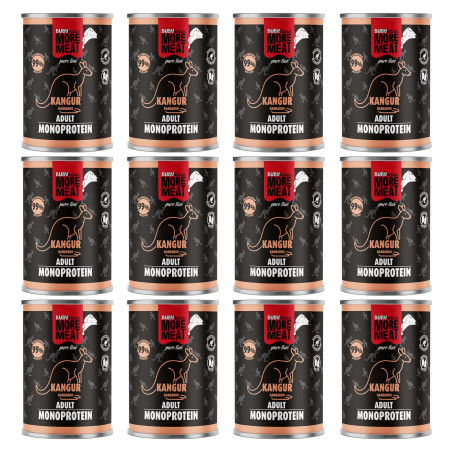 BUBAlicious More Meat mono karma dla psa Pure Line 400g KANGUR 3998