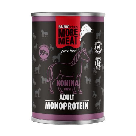 BUBAlicious More Meat mono karma dla psa Pure Line 400g KONINA 8834
