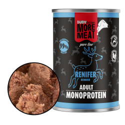 BUBAlicious More Meat mono karma dla psa Pure Line 400g RENIFER 8558