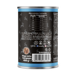 BUBAlicious More Meat mono karma dla psa Pure Line 400g RENIFER 8558