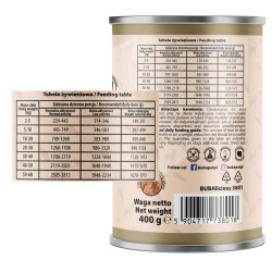BUBAlicious LIGHT mono karma dla psa 400g SARNA 3801