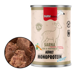 BUBAlicious LIGHT mono karma dla psa 400g SARNA 3801
