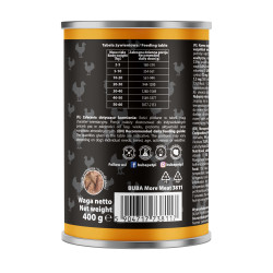 BUBAlicious More Meat mono karma dla psa Pure Line 400g INDYK 3811