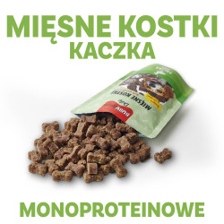 BUBAlicious monoproteinowe miękkie kostki 60g KACZKA 8627