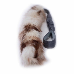 BUBA Szarpak dla psa ze sztucznym futrem i amortyzatorem 8341