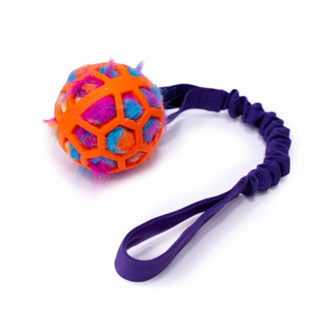 BUBA Szarpak dla psa z PIŁKĄ i amortyzatorem 8342