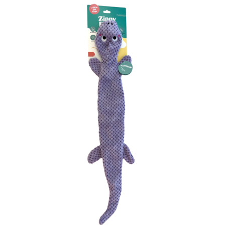 ZippyPaws zabawka dla psa Fioletowa jaszczurka z liną ZP1154