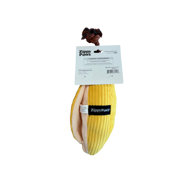 ZippyPaws Zabawka dla psa Banan z liną ZP1170