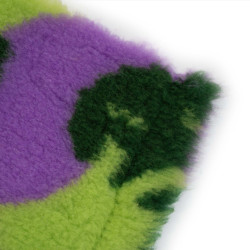 BUBA Legowisko antypoślizgowe DRY BED 28mm brokuły fiolet A47