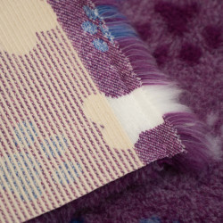 BUBA Legowisko antypoślizgowe DRY BED 28mm róż kości & łapy A98