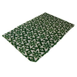 BUBA Legowisko antypoślizgowe DRY BED 28mm floral biało-zielony A278