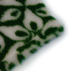 BUBA Legowisko antypoślizgowe DRY BED 28mm floral biało-zielony A278