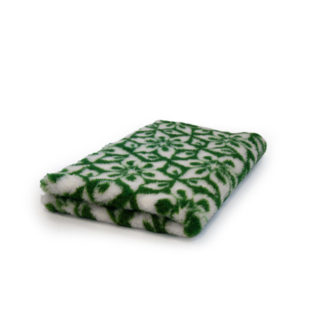 BUBA Legowisko antypoślizgowe DRY BED 28mm floral biało-zielony A278