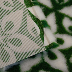 BUBA Legowisko antypoślizgowe DRY BED 28mm floral biało-zielony A278