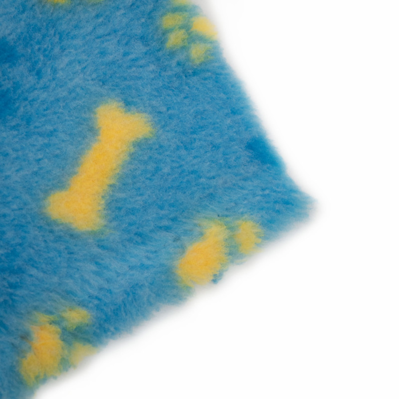 BUBA Legowisko antypoślizgowe DRY BED 28mm błękit kości & łapy A22