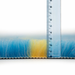 BUBA Legowisko antypoślizgowe DRY BED 28mm błękit kości & łapy A22