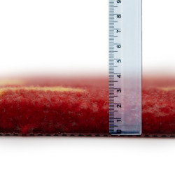 BUBA Legowisko antypoślizgowe DRY BED 28mm czerwone kości & łapy A28