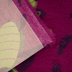 BUBA Legowisko antypoślizgowe DRY BED 28mm żółwie bordo A279