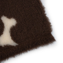 BUBA Legowisko antypoślizgowe DRY BED 28mm kość łapy brąz A284