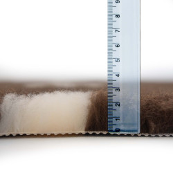 BUBA Legowisko antypoślizgowe DRY BED 28mm kość łapy brąz A284