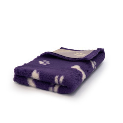 BUBA Legowisko antypoślizgowe DRY BED 28mm kość łapy fiolet A283