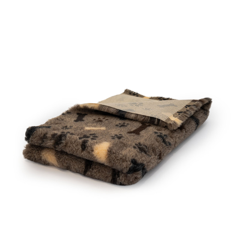 BUBA Legowisko antypoślizgowe DRY BED 28mm brąz kości & łapy A276