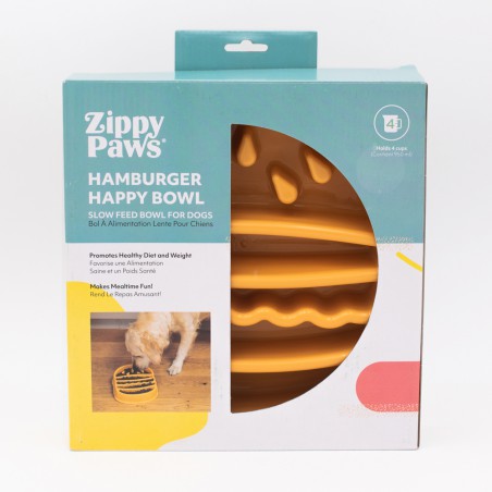 Miska spowalniająca dla psa ZippyPaws Hamburger ZP1416