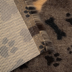 BUBA Legowisko antypoślizgowe DRY BED 28mm brąz kości & łapy A276