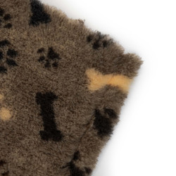 BUBA Legowisko antypoślizgowe DRY BED 28mm brąz kości & łapy A276