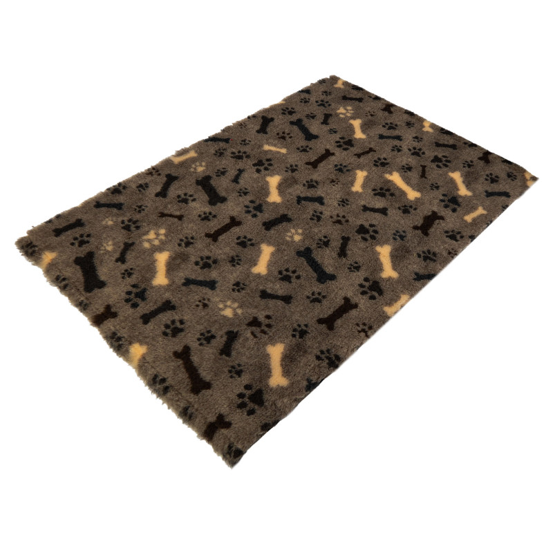 BUBA Legowisko antypoślizgowe DRY BED 28mm brąz kości & łapy A276