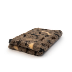 BUBA Legowisko antypoślizgowe DRY BED 28mm brąz kości & łapy A276