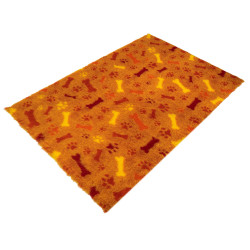 BUBA Legowisko antypoślizgowe DRY BED 28mm pomarańcz kości & łapy A275