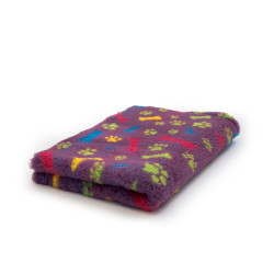 BUBA Legowisko antypoślizgowe DRY BED 28mm burgund kości & łapy A82