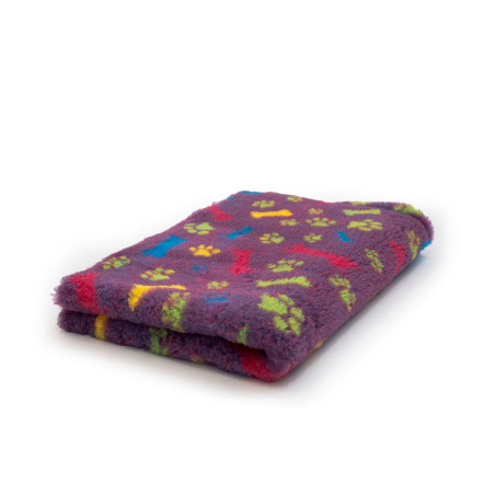 BUBA Legowisko antypoślizgowe DRY BED 28mm burgund kości & łapy A82