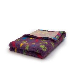 BUBA Legowisko antypoślizgowe DRY BED 28mm burgund kości & łapy A82