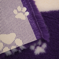 BUBA Legowisko antypoślizgowe DRY BED 28mm GOLDEN RETRIEVER fiolet & krem GR04