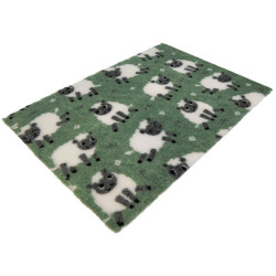 BUBA Legowisko antypoślizgowe DRY BED 28mm owieczki zielone A67