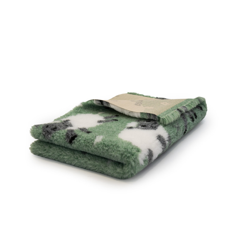 BUBA Legowisko antypoślizgowe DRY BED 28mm owieczki zielone A67