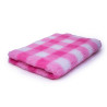 BUBA Legowisko DRY BED 28mm antypoślizgowe krata biało-różowa A243