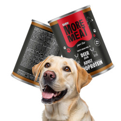 BUBAlicious More Meat mono karma dla psa Pure Line 400g JELEŃ 3802