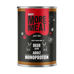 BUBAlicious More Meat mono karma dla psa Pure Line 400g JELEŃ 3802