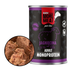 BUBAlicious More Meat mono karma dla psa Pure Line 400g JAGNIĘCINA 3809