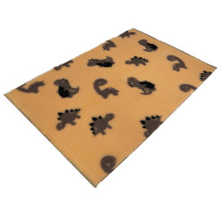 BUBA Legowisko antypoślizgowe DRY BED 28mm beżowy w dinozaury A211