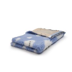 BUBA Legowisko antypoślizgowe DRY BED 28mm błękitne w chmurki A225