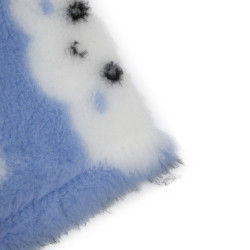 BUBA Legowisko antypoślizgowe DRY BED 28mm błękitne w chmurki A225