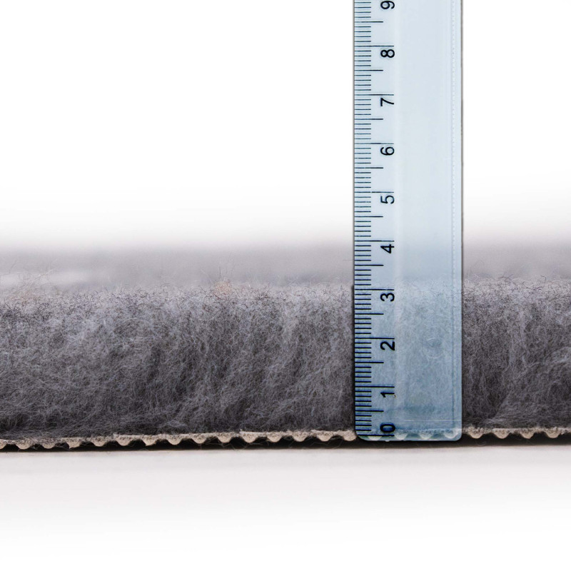 BUBA Legowisko antypoślizgowe DRY BED 28mm szary w białe łapy i kości A266